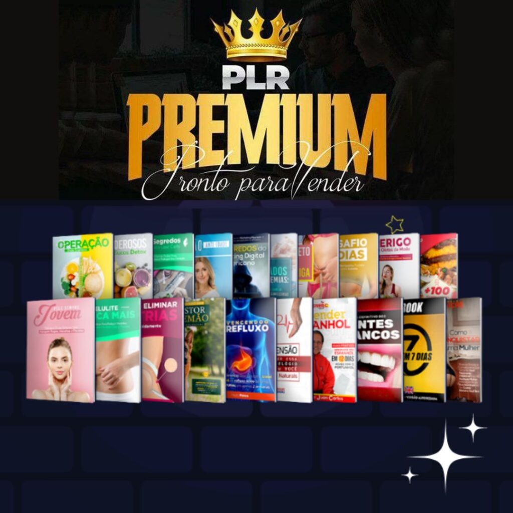 Pack com +700 E-books PLRs Premium Pronto para Vender